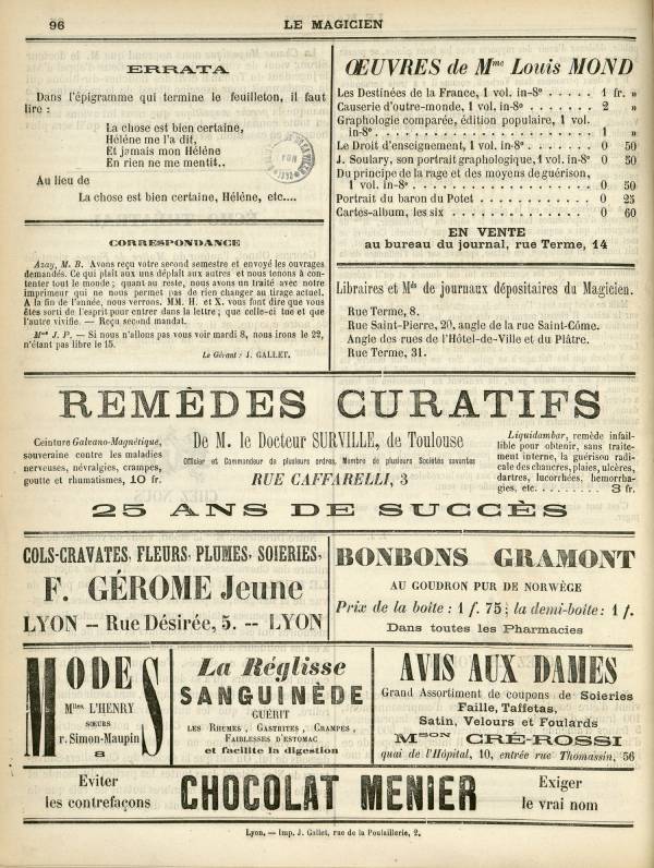 
						Affichage en mode lecture de la page
					
