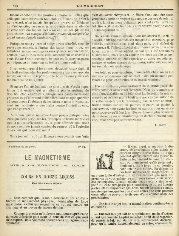 
						Affichage en mode lecture de la page
					