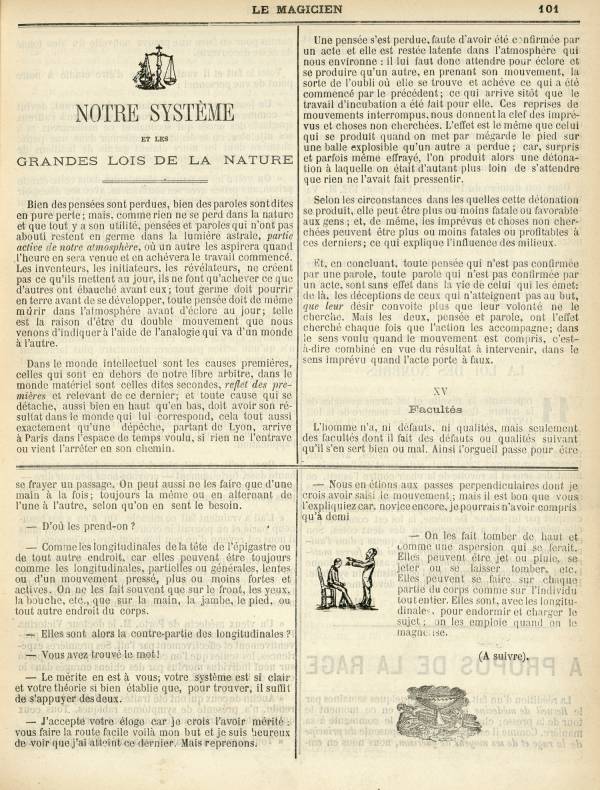 
						Affichage en mode lecture de la page
					