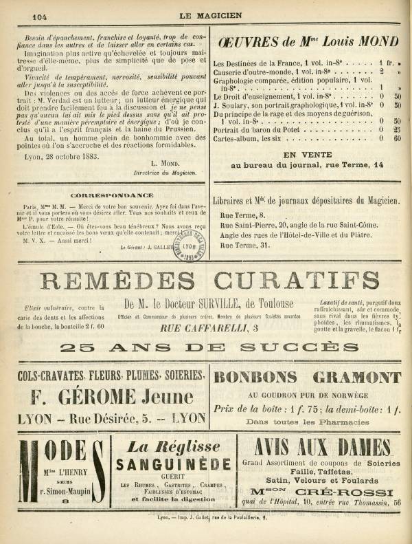 
						Affichage en mode lecture de la page
					