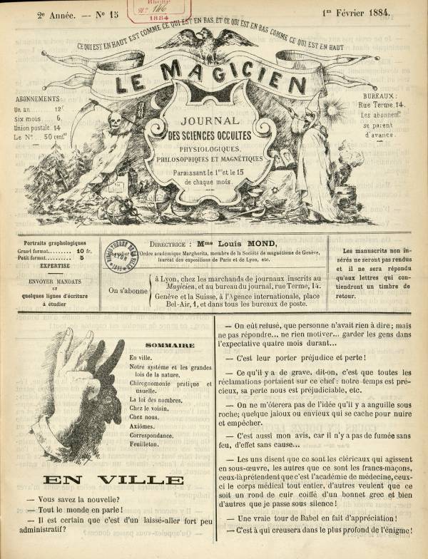 
						Affichage en mode lecture de la page
					