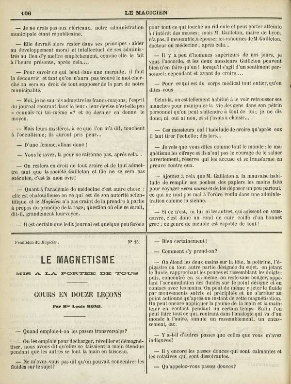 
						Affichage en mode lecture de la page
					