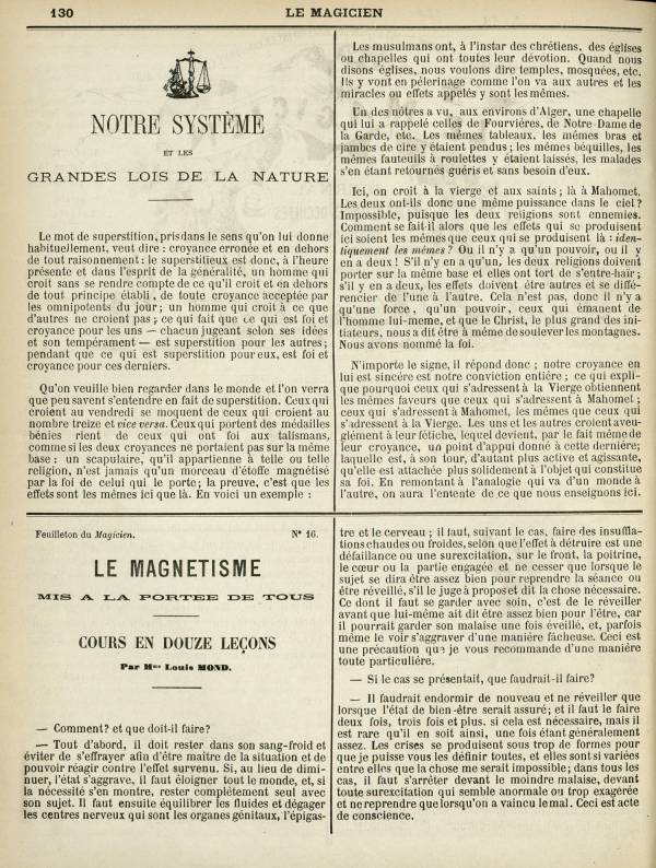 
						Affichage en mode lecture de la page
					