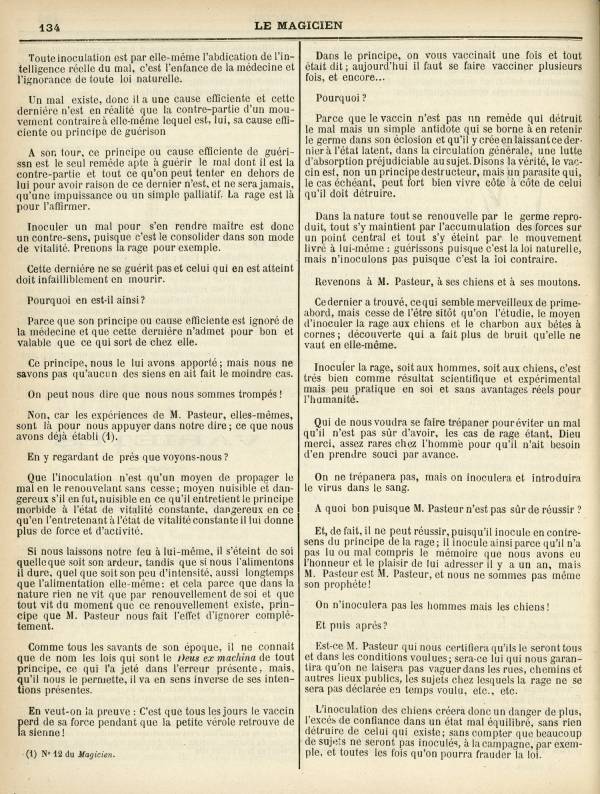 
						Affichage en mode lecture de la page
					