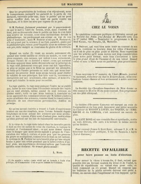 
						Affichage en mode lecture de la page
					