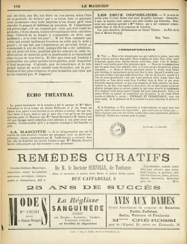 
						Affichage en mode lecture de la page
					