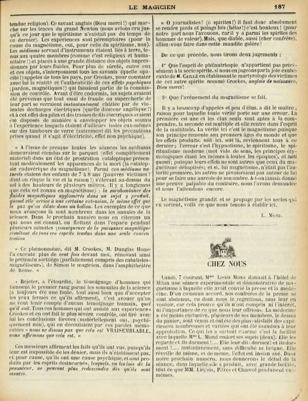 
						Affichage en mode lecture de la page
					