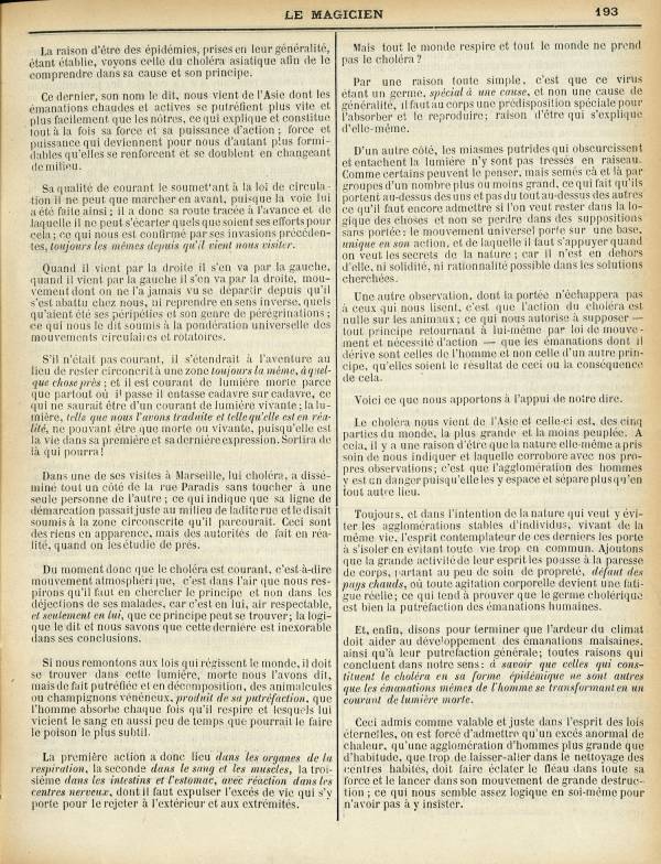
						Affichage en mode lecture de la page
					