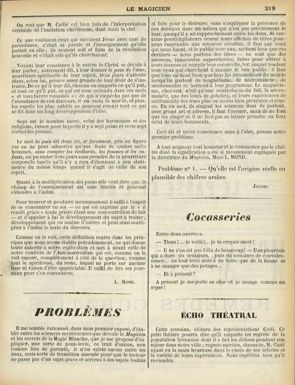 
						Affichage en mode lecture de la page
					