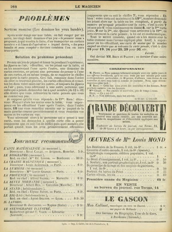 
						Affichage en mode lecture de la page
					