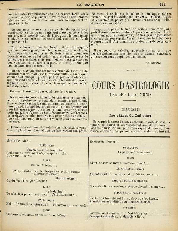 
						Affichage en mode lecture de la page
					