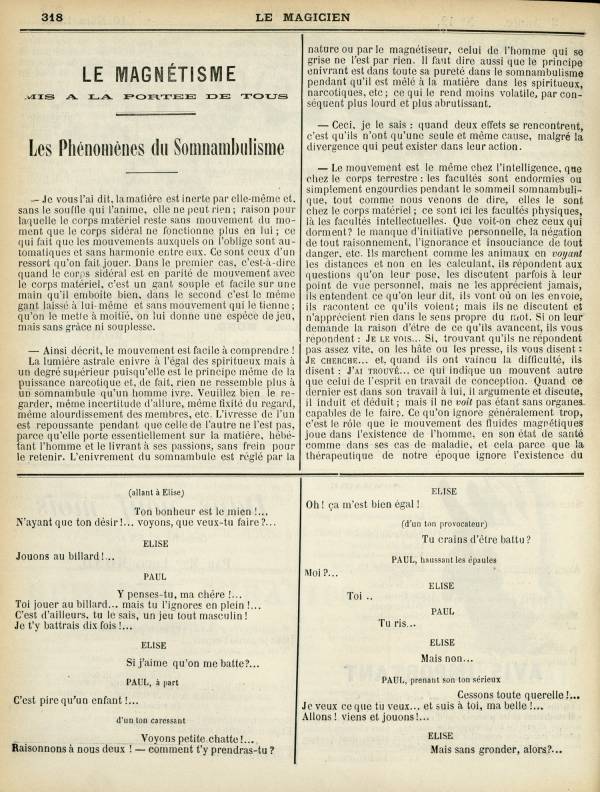 
						Affichage en mode lecture de la page
					