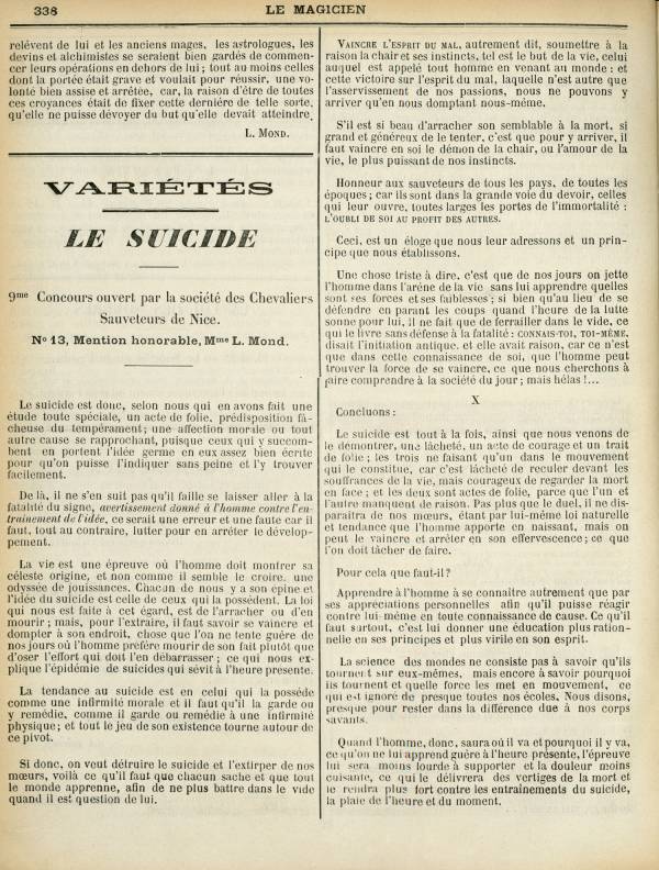
						Affichage en mode lecture de la page
					