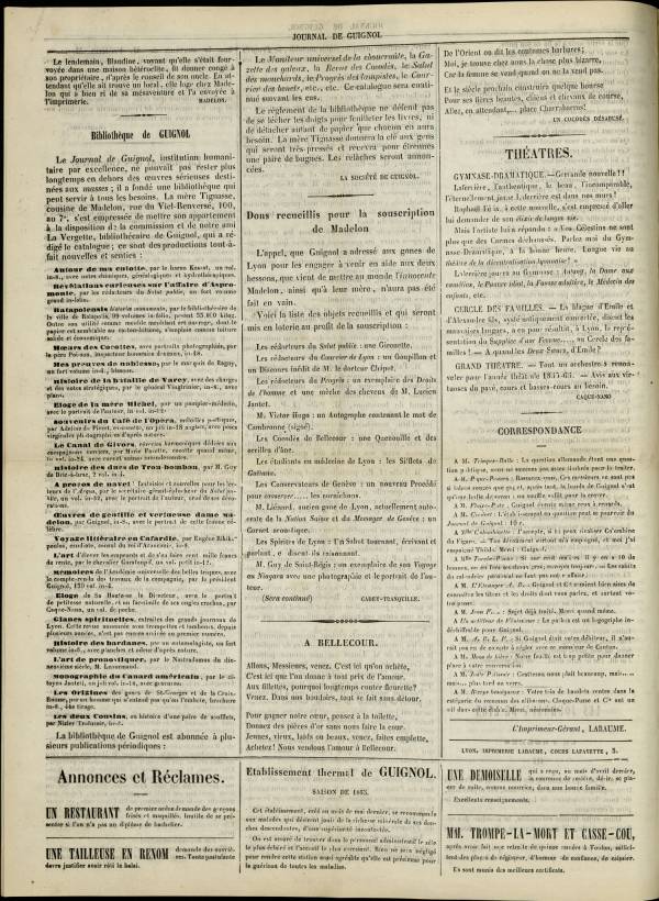 
						Affichage en mode lecture de la page
					