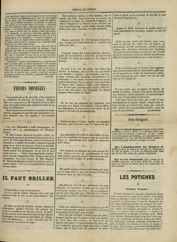 
						Affichage en mode lecture de la page
					
