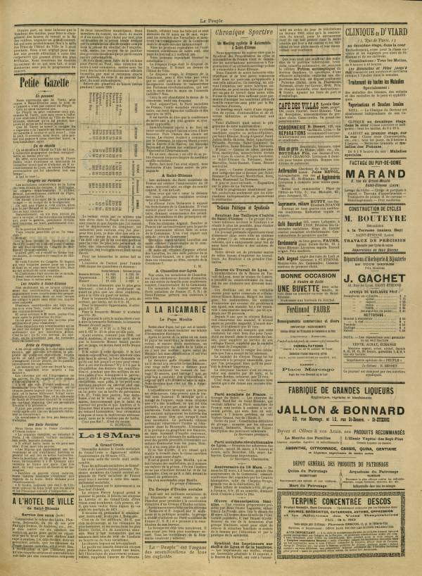 
						Affichage en mode lecture de la page
					