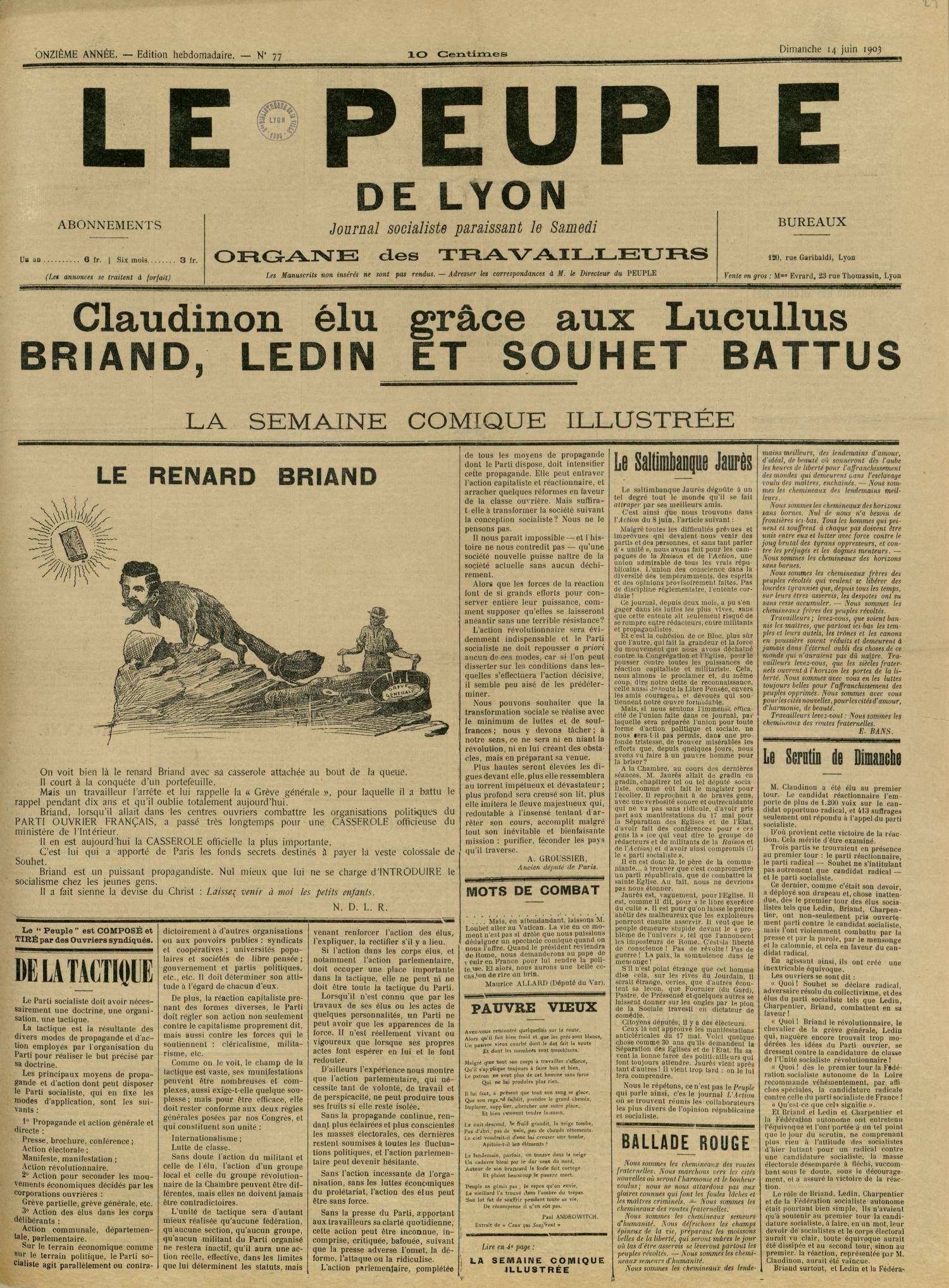 Contenu textuel de l'image : LE RENARD BRIAND 