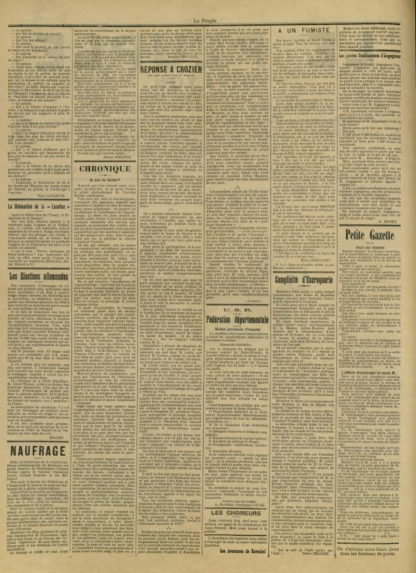 
						Affichage en mode lecture de la page
					