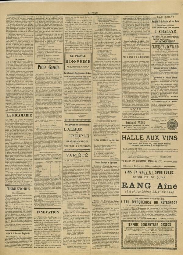 
						Affichage en mode lecture de la page
					