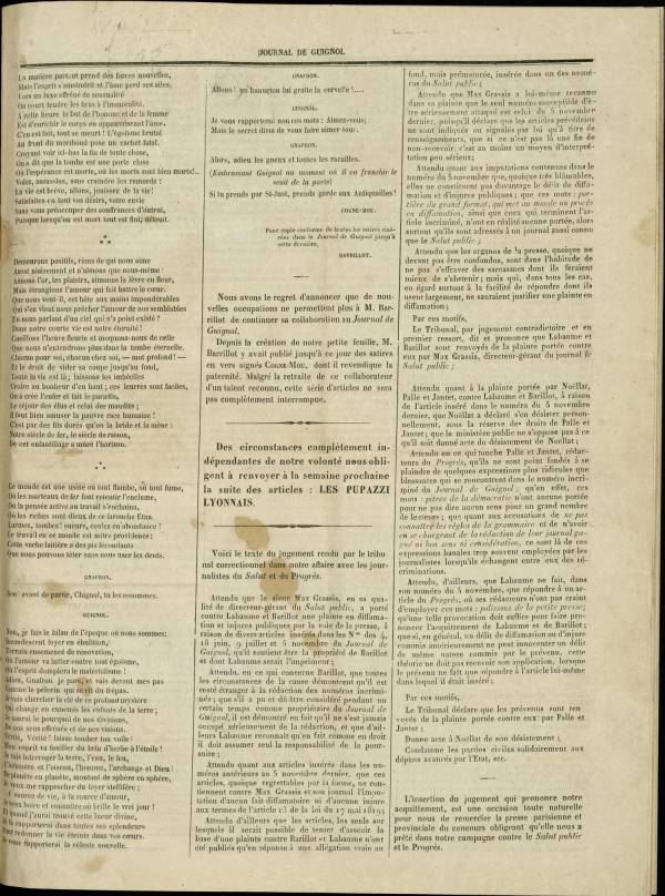 
						Affichage en mode lecture de la page
					
