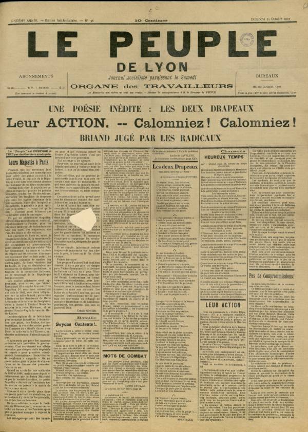 
						Affichage en mode lecture de la page
					