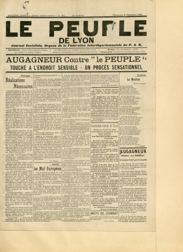 
						Affichage en mode lecture de la page
					