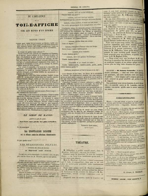 
						Affichage en mode lecture de la page
					