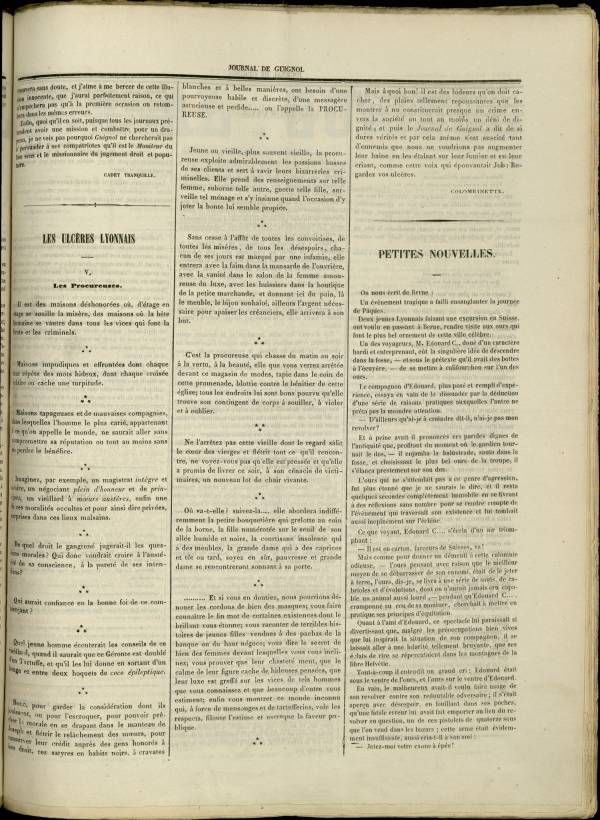 
						Affichage en mode lecture de la page
					
