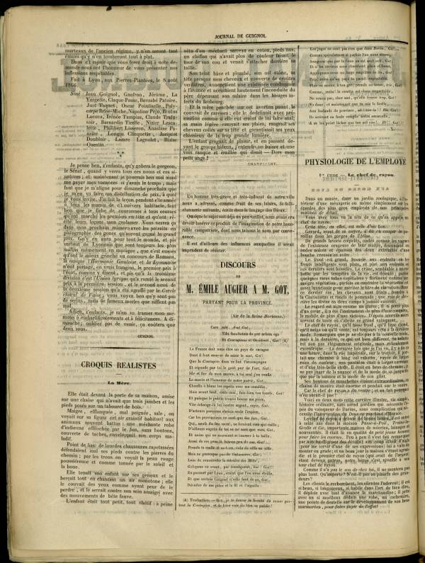 
						Affichage en mode lecture de la page
					