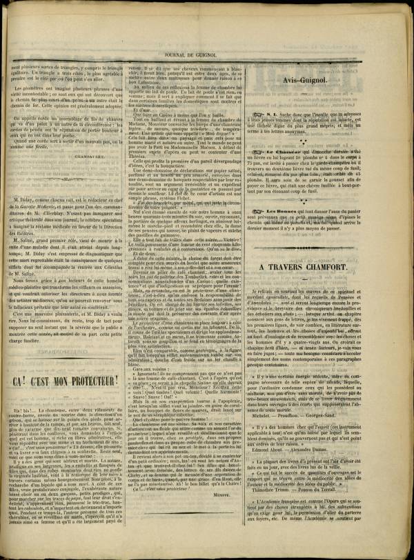 
						Affichage en mode lecture de la page
					