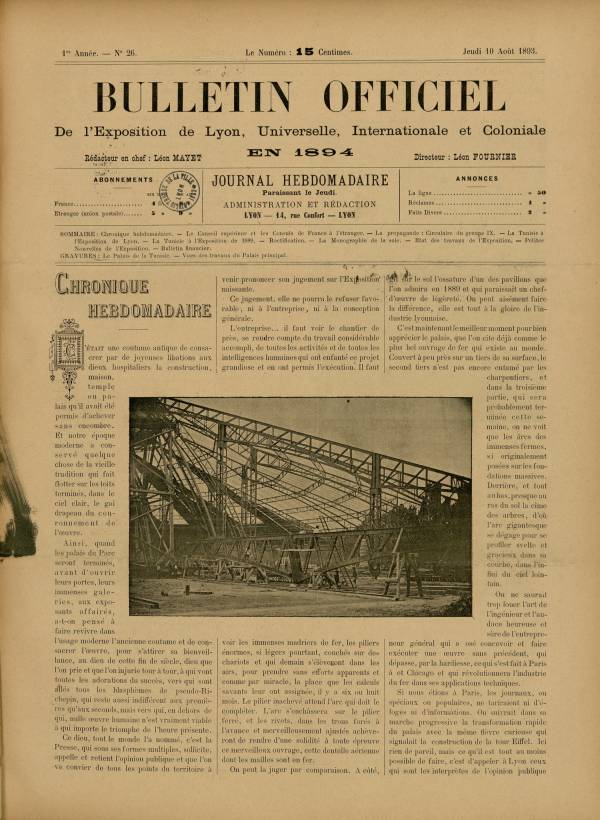 
						Affichage en mode lecture de la page
					