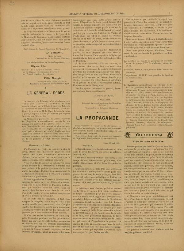 
						Affichage en mode lecture de la page
					