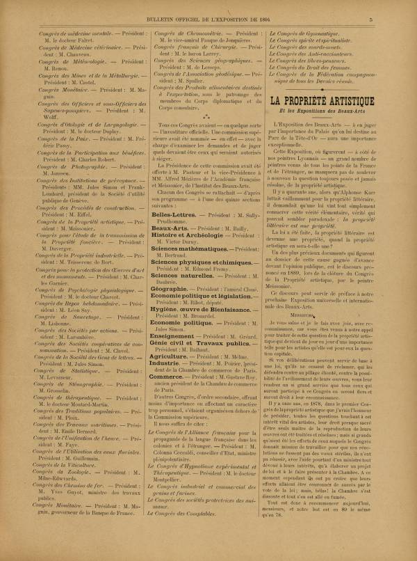 
						Affichage en mode lecture de la page
					