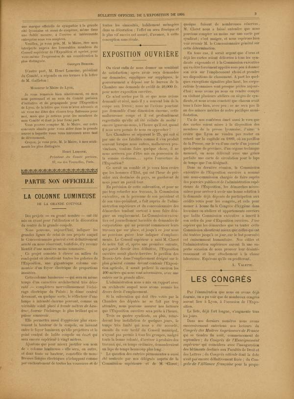 
						Affichage en mode lecture de la page
					