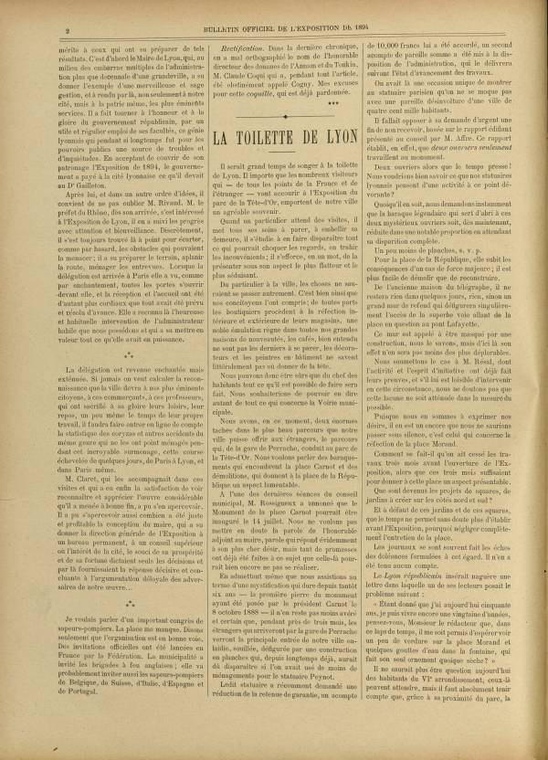 
						Affichage en mode lecture de la page
					