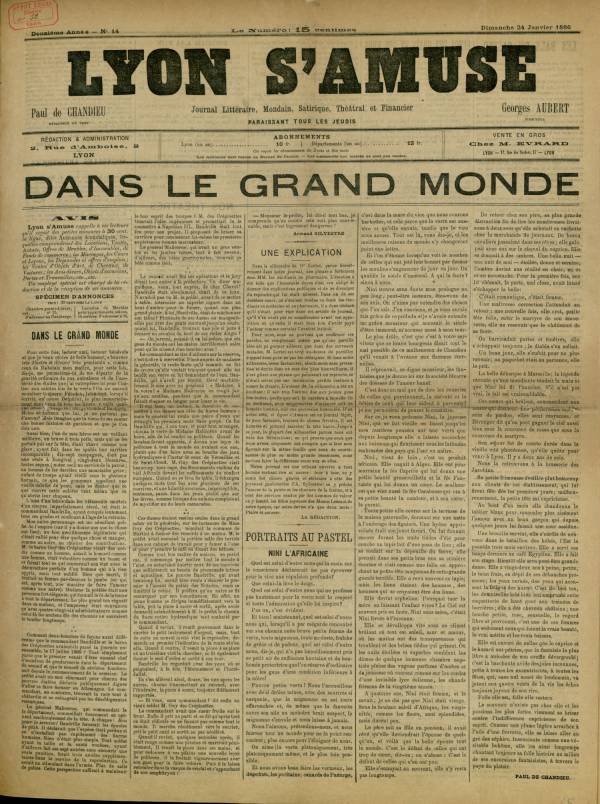 
						Affichage en mode lecture de la page
					