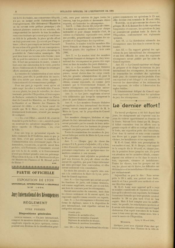 
						Affichage en mode lecture de la page
					