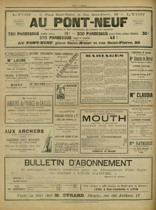 
						Affichage en mode lecture de la page
					