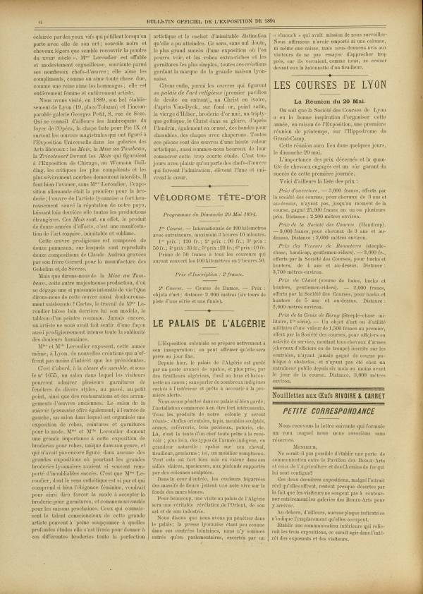 
						Affichage en mode lecture de la page
					