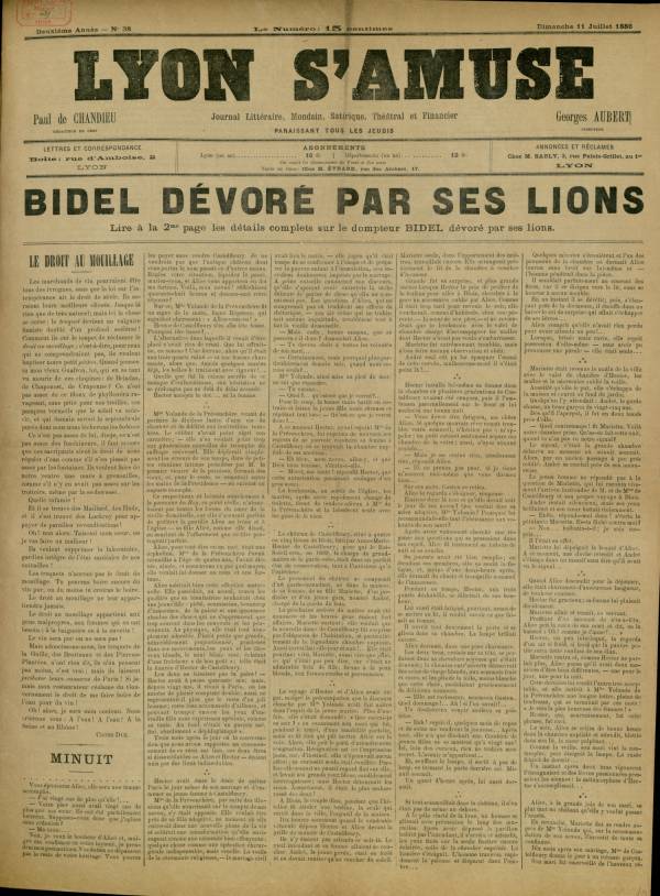 
						Affichage en mode lecture de la page
					