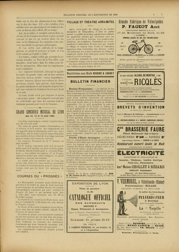 
						Affichage en mode lecture de la page
					