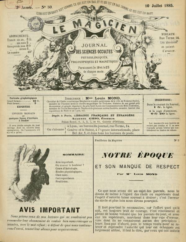 
						Affichage en mode lecture de la page
					