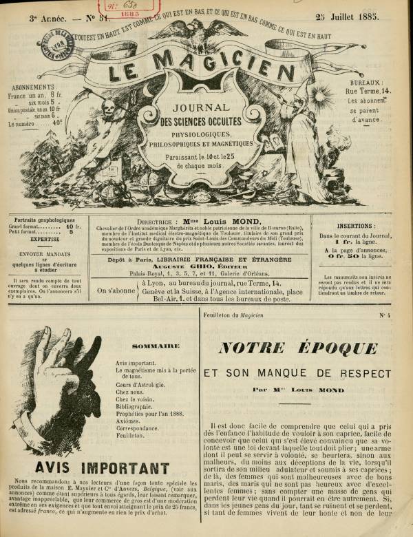 
						Affichage en mode lecture de la page
					