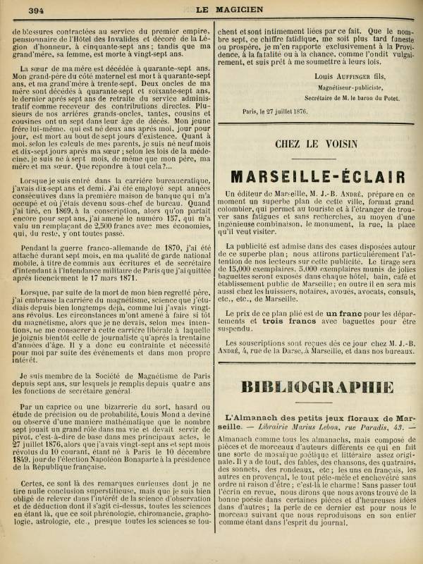 
						Affichage en mode lecture de la page
					