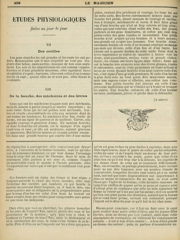 
						Affichage en mode lecture de la page
					