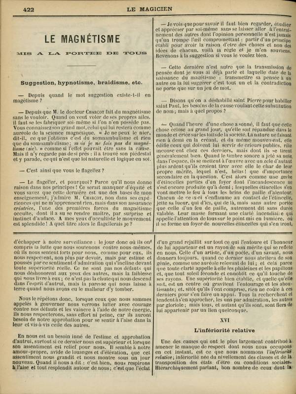 
						Affichage en mode lecture de la page
					