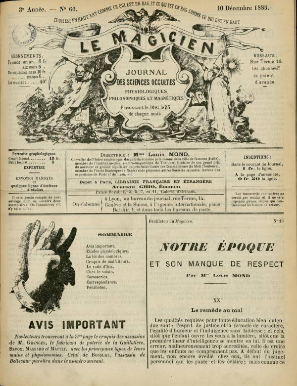 
						Affichage en mode lecture de la page
					