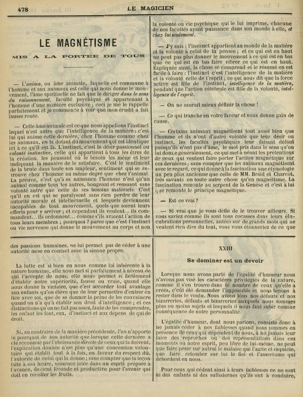 
						Affichage en mode lecture de la page
					