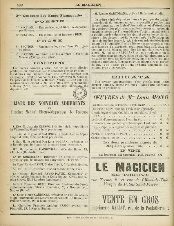 
						Affichage en mode lecture de la page
					