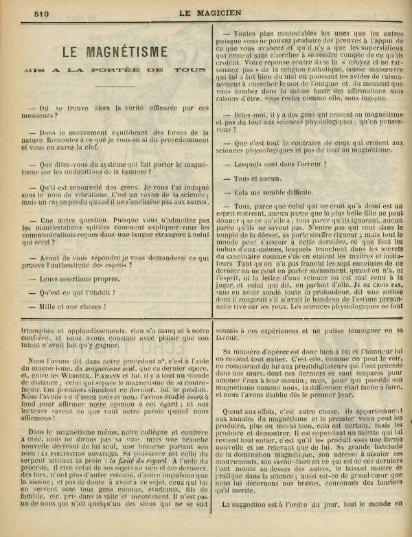 
						Affichage en mode lecture de la page
					